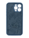 Силіконовий чохол Full Cover для iPhone 15 Pro Max abyss blue Full Camera