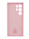 Силіконовий чохол Full Cover для Samsung S24 Ultra light pink (AAA) Full Camera без logo