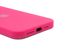Силіконовий чохол Full Cover для iPhone 15 Plus rose red