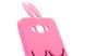 Чехол силиконовый Зайчик для Samsung J7 2016 pink
