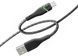USB кабель Ridea RC-RL15 RGB Light Micro 3A 1.2m black