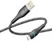 USB кабель Ridea RC-RL15 RGB Light Micro 3A 1.2m black