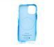 Чехол кожаный Figura Series Case with MagSafe для iPhone 12/12 Pro blue
