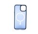 Чохол TPU+PC Metal Buttons with MagSafe Colorful для iPhone 14 blue