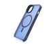 Чохол TPU+PC Metal Buttons with MagSafe Colorful для iPhone 14 blue