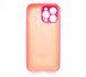Силіконовий чохол Full Cover для iPhone 14 Pro Max barbie pink Full Camera
