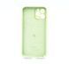 Силіконовий чохол Full Cover для iPhone 11 Pro green Fulll Camera
