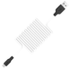 USB кабель HOCO X21 Plus silicone micro 2.4A 2m black/white