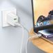 USB кабель HOCO U120 Transparent explore intelligent power-off USB to Lightning 2,4A/1,2m grey