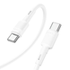 Кабель Hoco X83 60W Type-C to Type-C PD 1m white