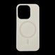 Силіконовий чохол Fibra OmniMag для iPhone 15 Pro milk white
