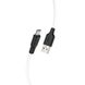 USB кабель HOCO X21 Plus silicone micro 2.4A 2m black/white