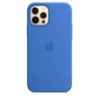 Силиконовый чехол Full Cover для iPhone 12/12 Pro blue cobalt