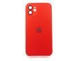 Чехол TPU+Glass sapphire matte case для iPhone 12 cola red