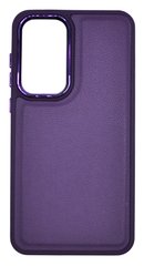 Силиконовый чехол Leather Case Classic для Samsung A35 violet