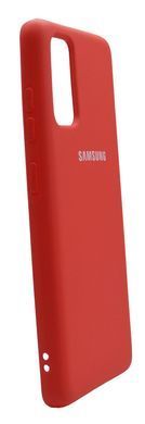 Силиконовый чехол Full Cover для Samsung S20 red