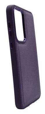 Силиконовый чехол Leather Case Classic для Samsung A35 violet