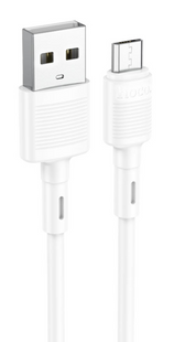 USB кабель Hoco X83 Micro 2.4A 1m white
