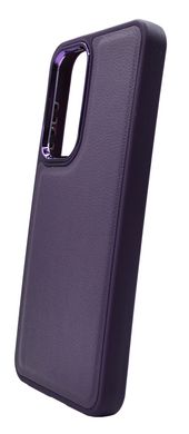 Силиконовый чехол Leather Case Classic для Samsung A35 violet