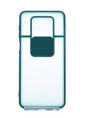 TPU чехол Camshield mate для Xiaomi Redmi Note 9S green шторка/защита камеры