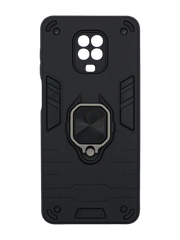 Чехол Transformer Ring for Magnet для Xiaomi Redmi Note 9S/Note 9Pro black противоуд. Full Camera