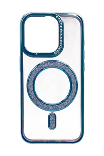 Чохол TPU Sparkle with Magsafe для iPhone 13 Pro blue