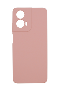Силіконовий чохол Full Cover для Motorola Moto G24 pink Full Camera без logo