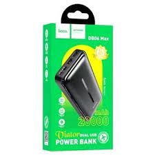 Power Bank Hoco DB06 Max VIATOR 2USB/Micro/Type-C 20000mAh Black