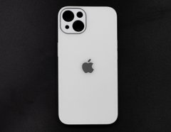 Чохол Glass Designo для iPhone 13 white Full Camera