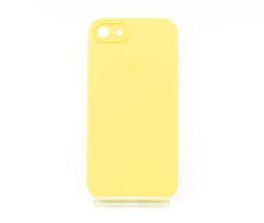 Силіконовий чохол Full Cover Square для iPhone 7/8 bright yellow Full Camera