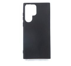 Силиконовый чехол Soft Feel для Samsung S22 Ultra (TPU) black Epik