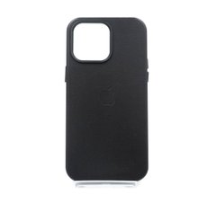Чохол Leather with Magsafe для iPhone 14 Pro Max black
