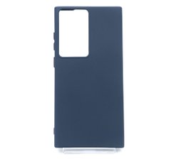 Силіконовий чохол Full Cover для Samsung S23 Ultra midnight blue без logo