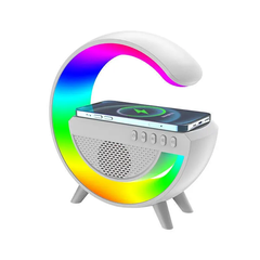 Бездротовий Зарядний Пристрій з с RGB Light/Alarm Clock/Desk Lamp 15W white