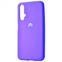 Силиконовый чехол Full Cover для Huawei Nova 5T purple
