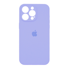 Силіконовий чохол Full Cover для iPhone 15 Pro Max lilac (dasheen) Full Camera