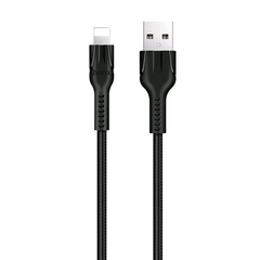 USB кабель Hoco U31 Benay Lightning 2.4A 1m black