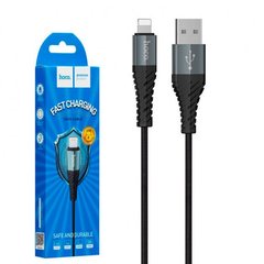 USB кабель Hoco X38 Cool Lightning QC 2.4A/1m black