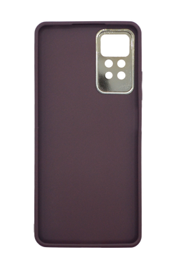 Чохол шкіра Xshield для Xiaomi Redmi Note 11 Pro 4G/5G/12 Pro 4G plum red Full Сamera