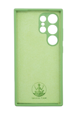 Силіконовий чохол Full Cover Lakshmi для Samsung S24 Ultra mint (AAA) Full Camera без logo