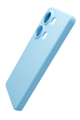 Силиконовый чехол Full Cover Luxury для Xiaomi Redmi Note 13 Pro 4G lilac cream Full Camera без logo