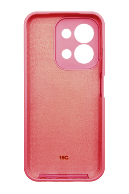Силиконовый чехол Softy для Xiaomi Redmi 15C (Europe) coral Full Camera с микрофиброй