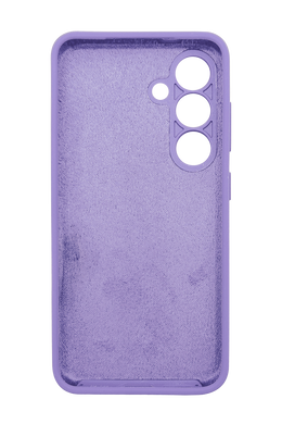 Силіконовий чохол WAVE Full Cover для Samsung S25 light purple Full Camera