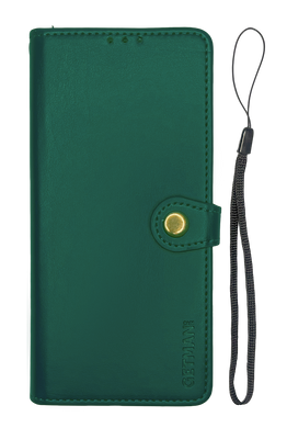 Чохол-книжка шкіра для Samsung S21 FE green Getman Gallant PU