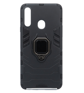 Чехол Armor с кольцом для Samsung A20S black