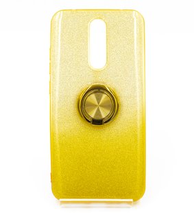 Силіконовий чохол SP Shine для Xiaomi Redmi 8/8A yellow ring for magnet