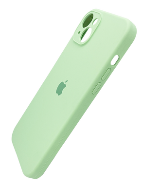 Фото товару Силіконовий чохол Full Cover для iPhone 15 Plus fresh green (pistachio) Full Camera Силіконовий чохол Full Cover для iPhone 15 Plus fresh green (pistachio) Full Camera
