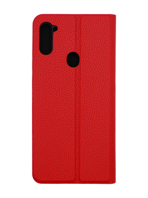Чохол книжка FIBRA (рельєф) для Samsung A11/M11 red