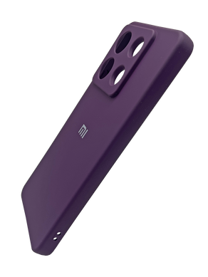 Силиконовый чехол Full Cover для Xiaomi Redmi Note 13 Pro 5G grape Full Camera