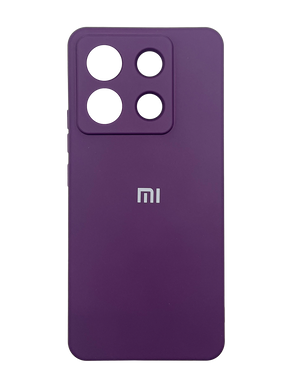 Силиконовый чехол Full Cover для Xiaomi Redmi Note 13 Pro 5G grape Full Camera